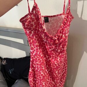SHEIN Pink Floral Dress